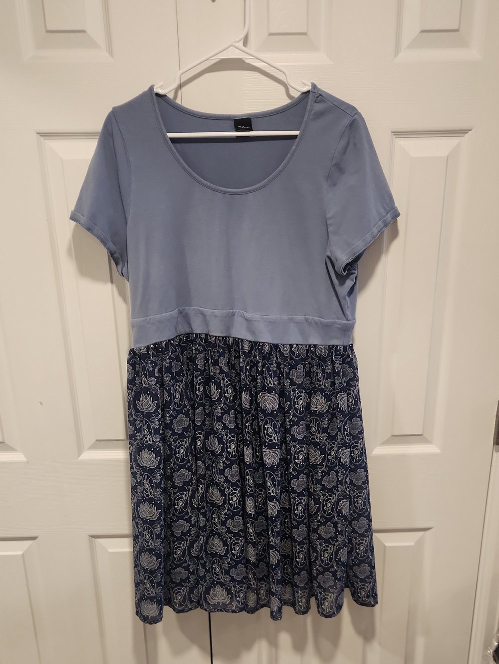 Torrid Disney Bambi Floral Knit to Woven Dress - Picture 4 of 8